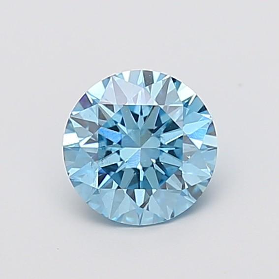 1.05 Ct. Fancy Vivid Blue Round Lab Grown Diamond