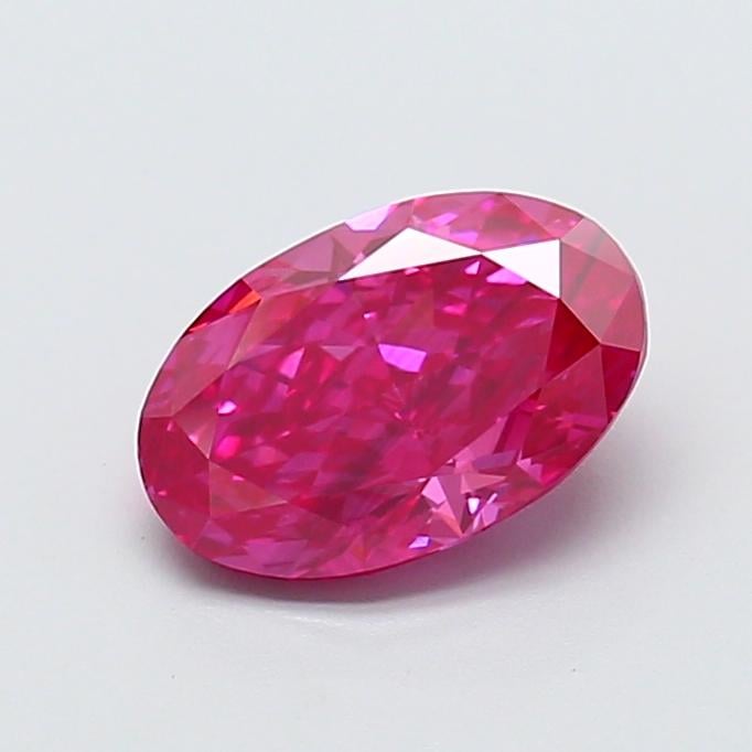 1.89 Ct. Fancy Vivid Pink Oval Lab Grown Diamond
