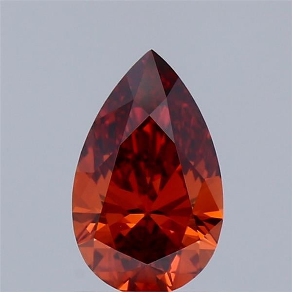 1.00 Ct. Fancy Orange Pear Lab Grown Diamond