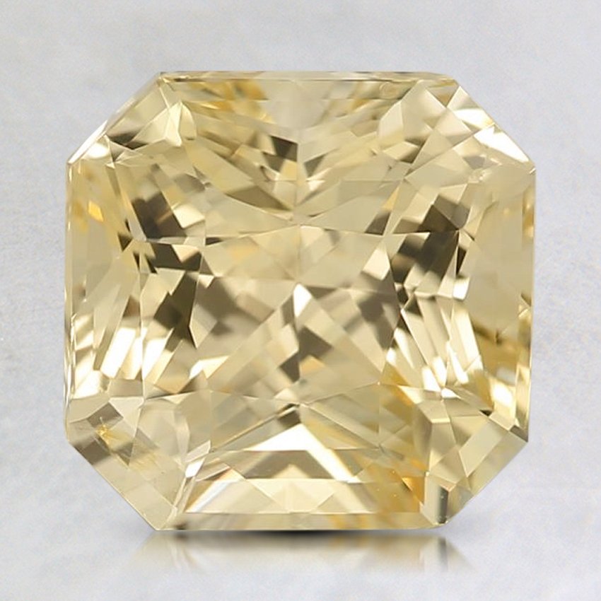 8X7.8mm Yellow Radiant Sapphire