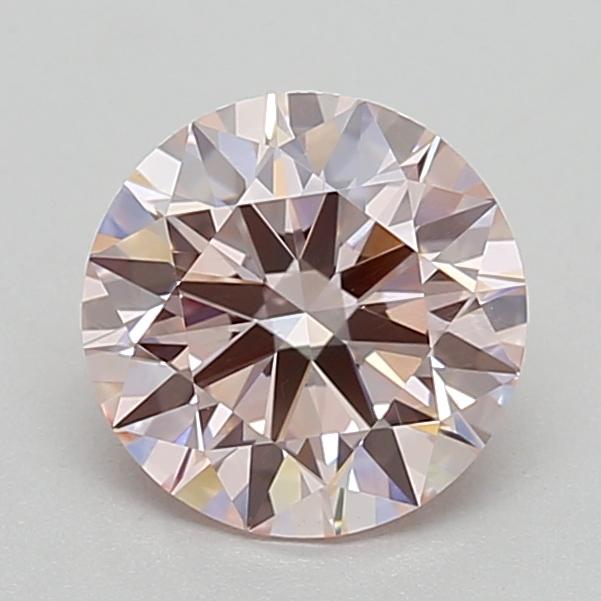 0.91 Ct. Fancy Light Pink Round Lab Grown Diamond