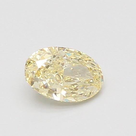 0.45 Ct. Fancy Yellow Oval Lab Grown Diamond