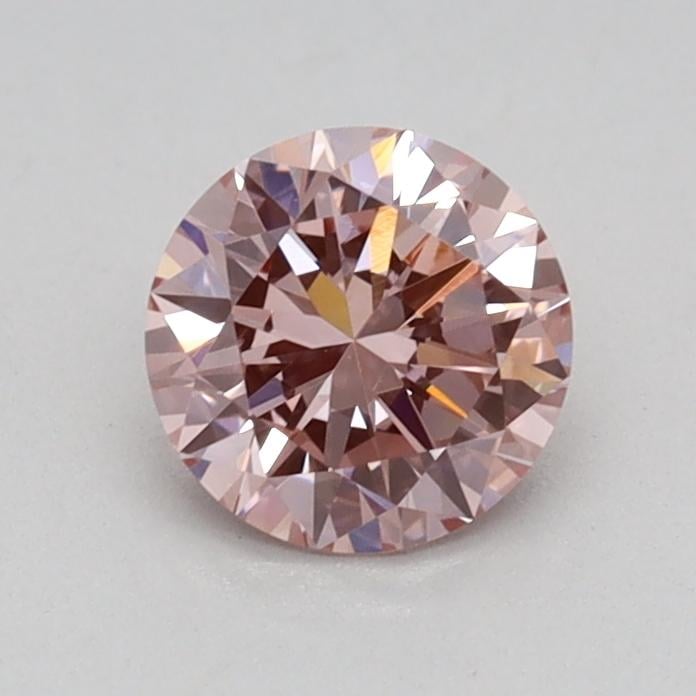 0.48 Ct. Fancy Intense Pink Round Lab Grown Diamond