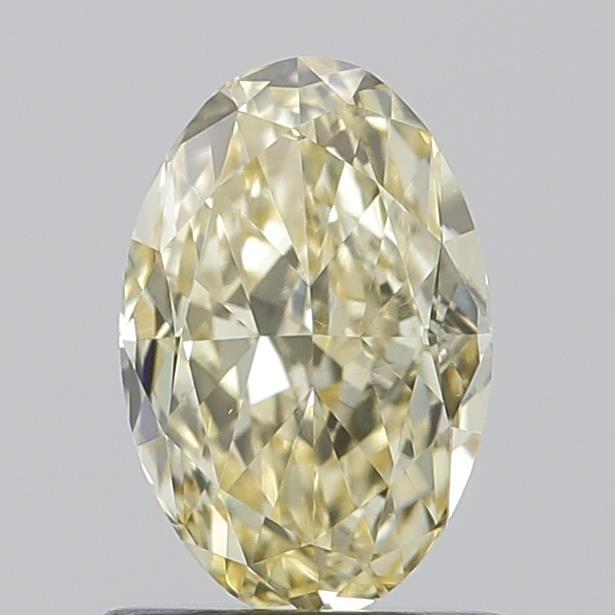 0.95 Ct. Fancy Yellow Oval Lab Grown Diamond