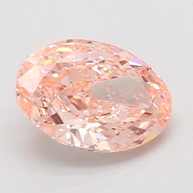 1.67 Ct. Fancy Vivid Pink Oval Lab Grown Diamond