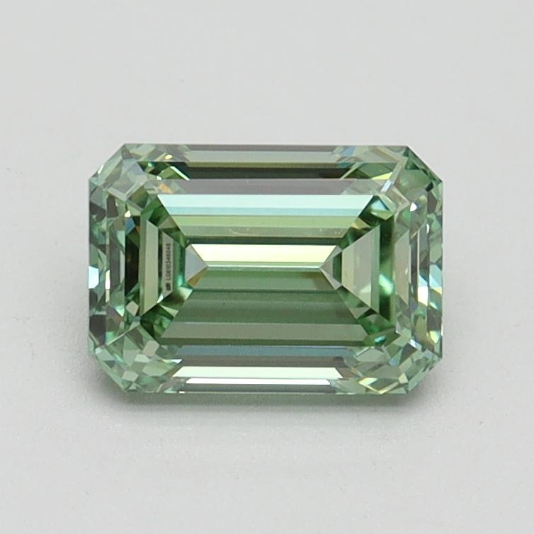 1.03 Ct. Fancy Intense Pacific Green Emerald Lab Grown Diamond
