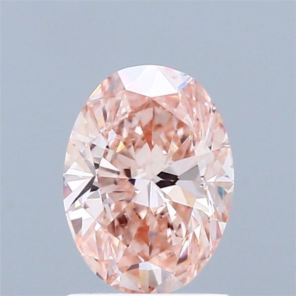 1.02 Ct. Fancy Intense Pink Oval Lab Grown Diamond
