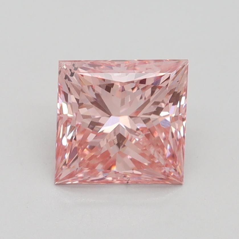 1.37 Ct. Fancy Intense Pink Princess Lab Grown Diamond