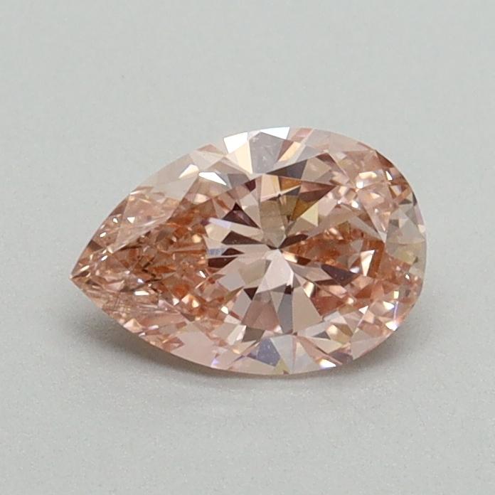 0.57 Ct. Fancy Vivid Pink Pear Lab Grown Diamond