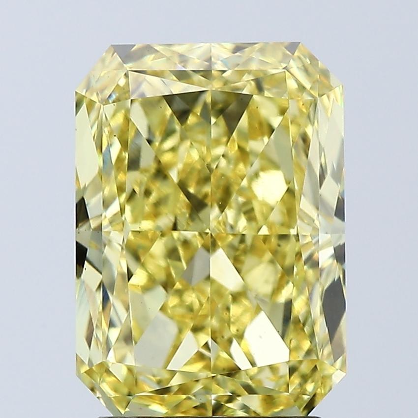 3.05 Ct. Fancy Vivid Yellow Radiant Lab Grown Diamond
