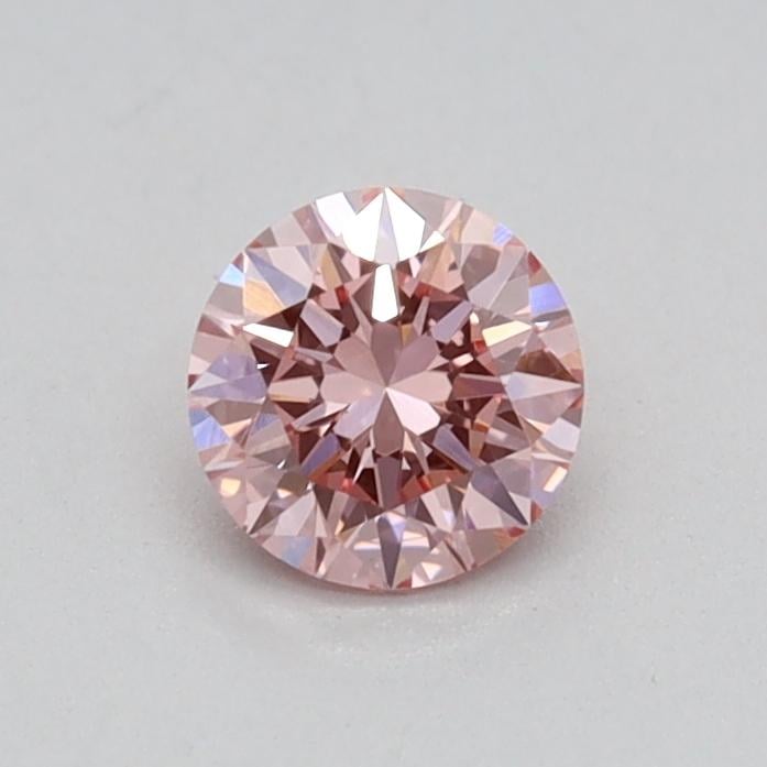 0.30 Ct. Fancy Intense Pink Round Lab Grown Diamond