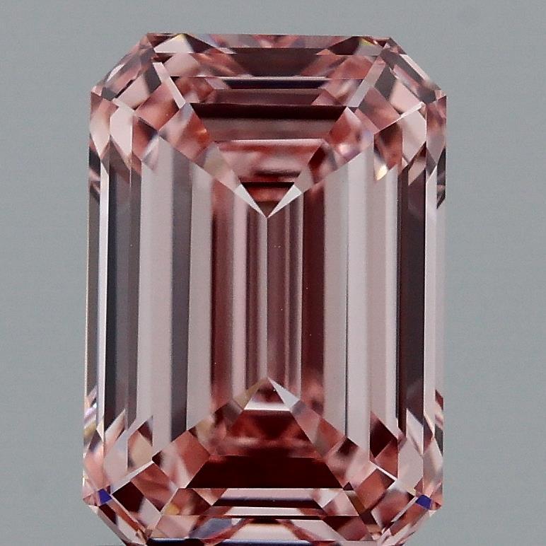 2.05 Ct. Fancy Intense Pink Emerald Lab Grown Diamond