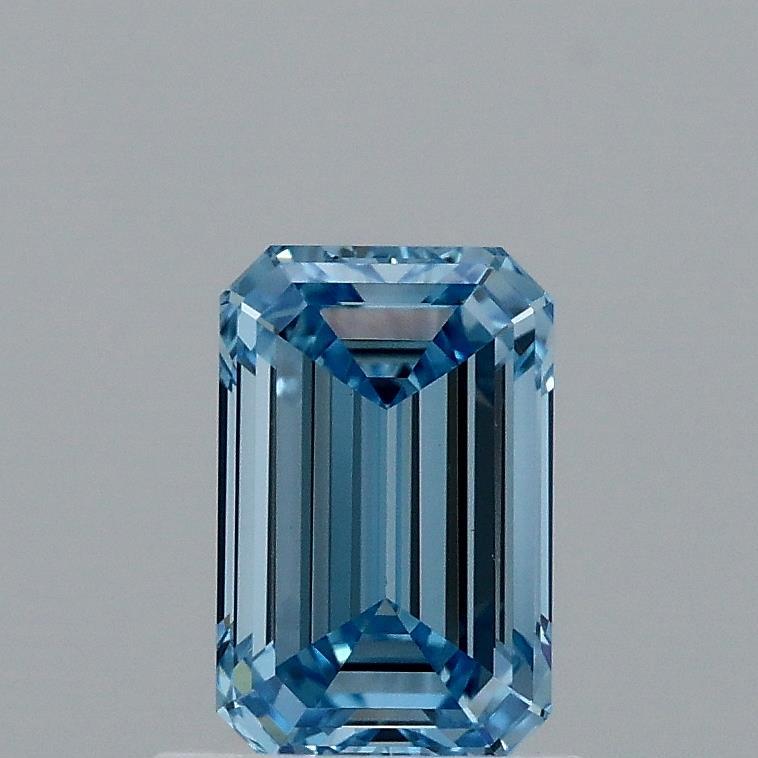 1.01 Ct. Fancy Vivid Blue Emerald Lab Grown Diamond