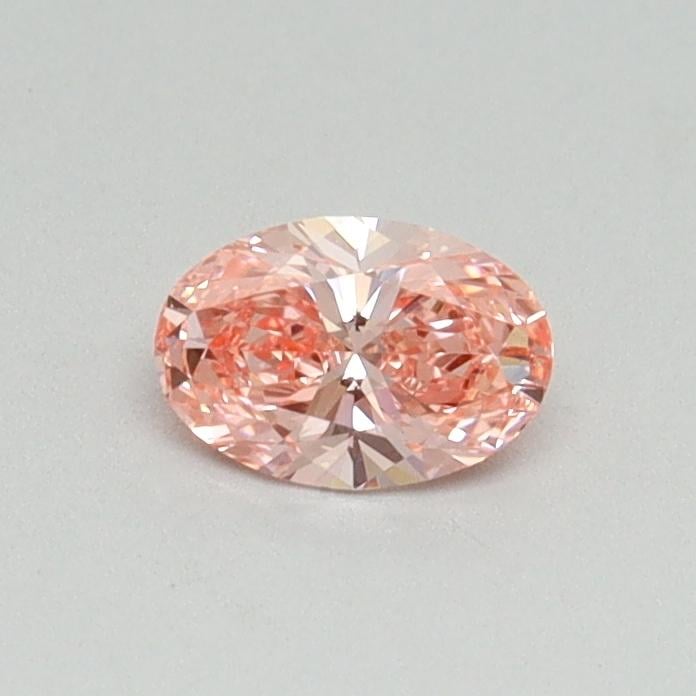 0.30 Ct. Fancy Vivid Pink Oval Lab Grown Diamond