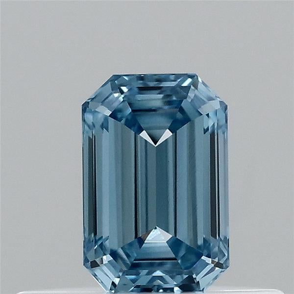 0.32 Ct. Fancy Vivid  Blue Emerald Lab Grown Diamond