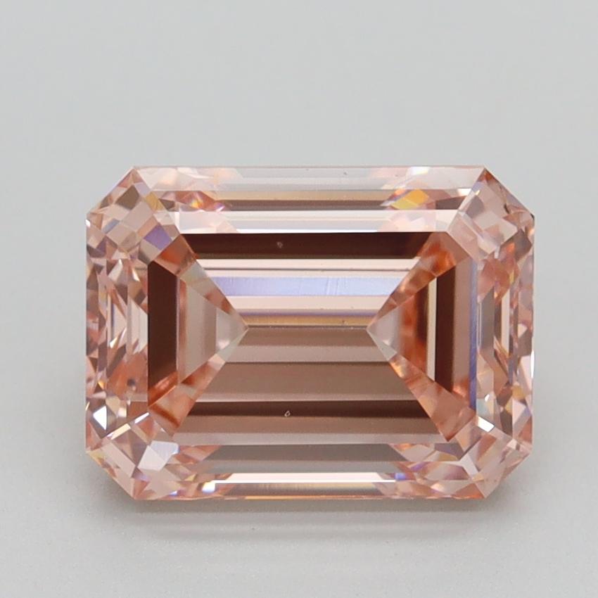 3.00 Ct. Fancy Intense Pink Emerald Lab Grown Diamond