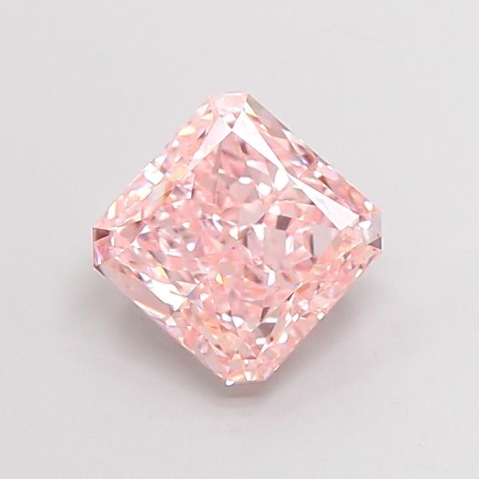 1.45 Ct. Fancy Intense  Pink Radiant Lab Grown Diamond