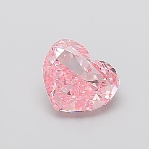 0.92 Ct. Fancy Intense  Pink Heart Lab Grown Diamond