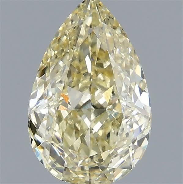 1.59 Ct. Fancy  Yellow Pear Lab Grown Diamond