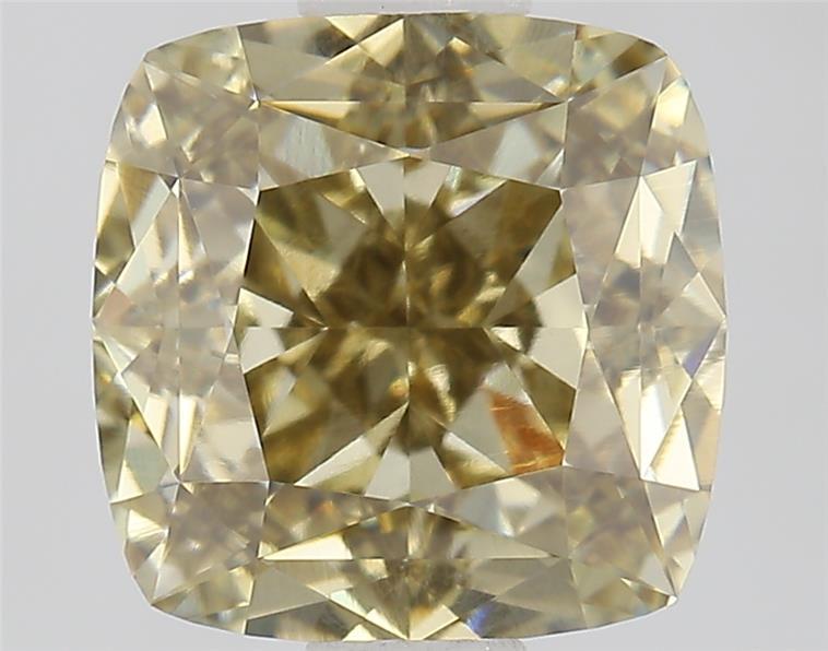 1.51 Ct. Fancy  Yellow Cushion Lab Grown Diamond