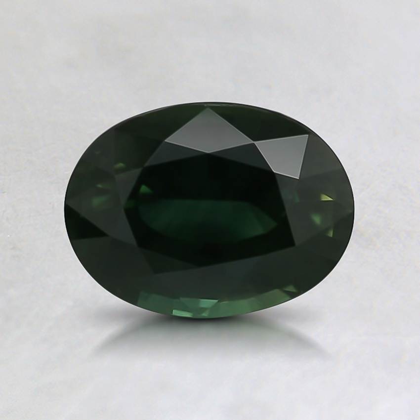 7x5.2mm Teal Oval Sapphire