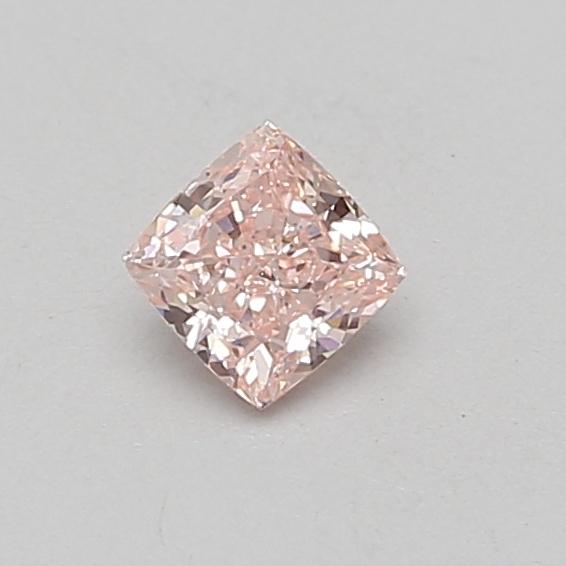 0.40 Ct. Fancy Intense Pink Cushion Lab Grown Diamond