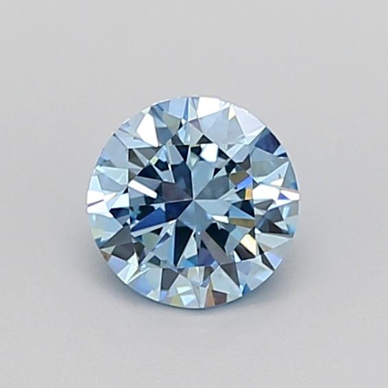 1.00 Ct. Fancy Vivid Blue Round Lab Grown Diamond
