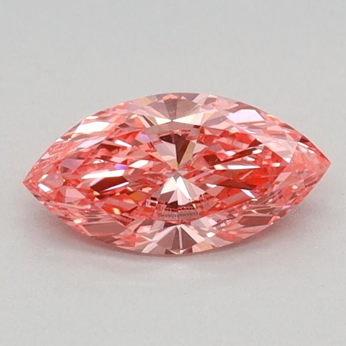 0.40 Ct. Fancy Vivid Pink Marquise Lab Grown Diamond