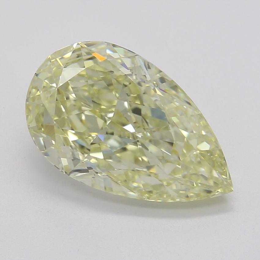 2.01 Ct. Fancy Light Yellow Pear Diamond