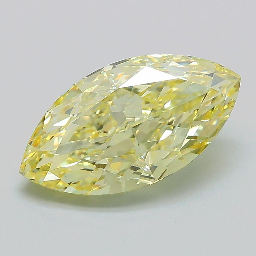 3.33 Ct. Fancy Intense Yellow Marquise Lab Grown Diamond