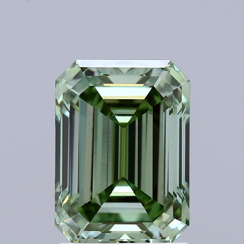 2.05 Ct. Fancy Vivid Green Emerald Lab Grown Diamond