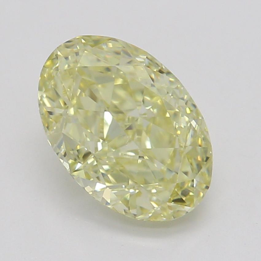 0.82 Ct. Fancy Yellow Oval Diamond