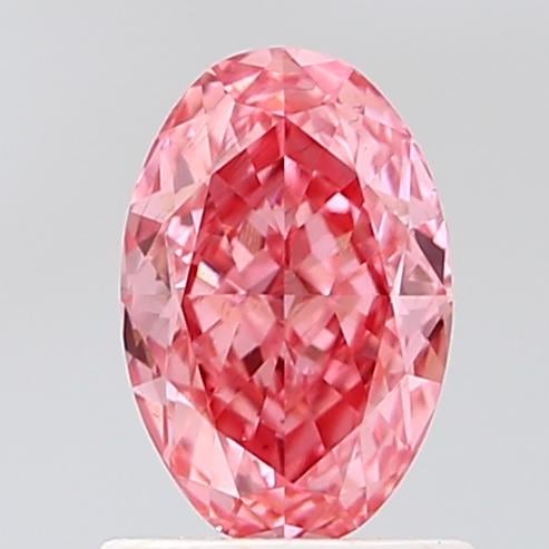 1.09 Ct. Fancy Vivid Pink Oval Lab Grown Diamond