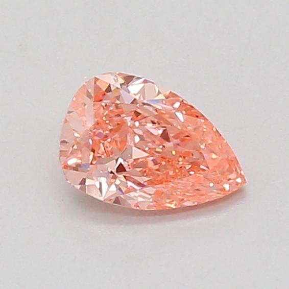 0.58 Ct. Fancy Vivid Pink Pear Lab Grown Diamond