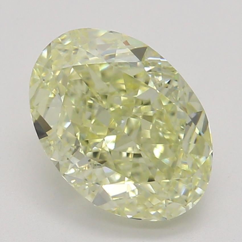 1.01 Ct. Fancy Light Yellow Oval Diamond