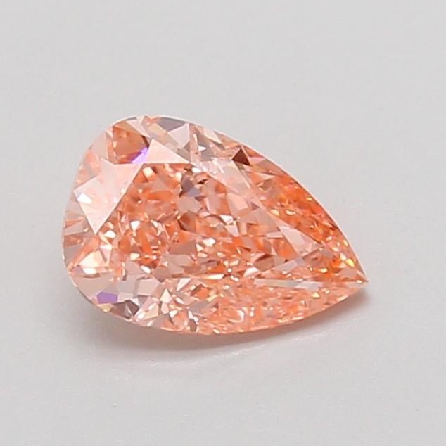 0.91 Ct. Fancy Vivid Pink Pear Lab Grown Diamond