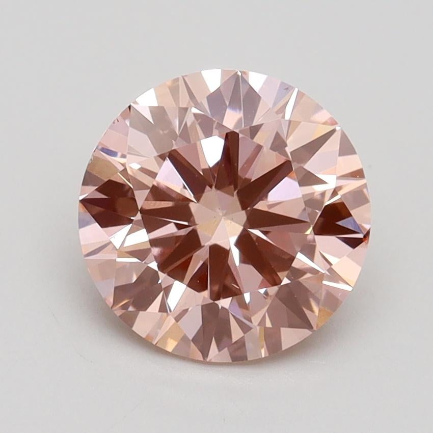 1.80 Ct. Fancy Intense Pink Round Lab Grown Diamond