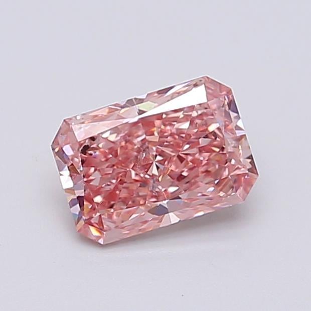 1.04 Ct. Fancy Intense  Pink Radiant Lab Grown Diamond
