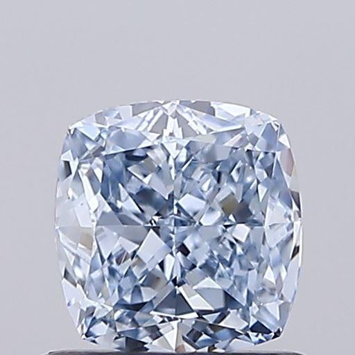 0.71 Ct. Fancy  Blue Cushion Lab Grown Diamond