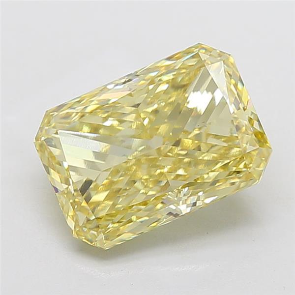 5.60 Ct. Fancy Intense Yellow Radiant Lab Grown Diamond