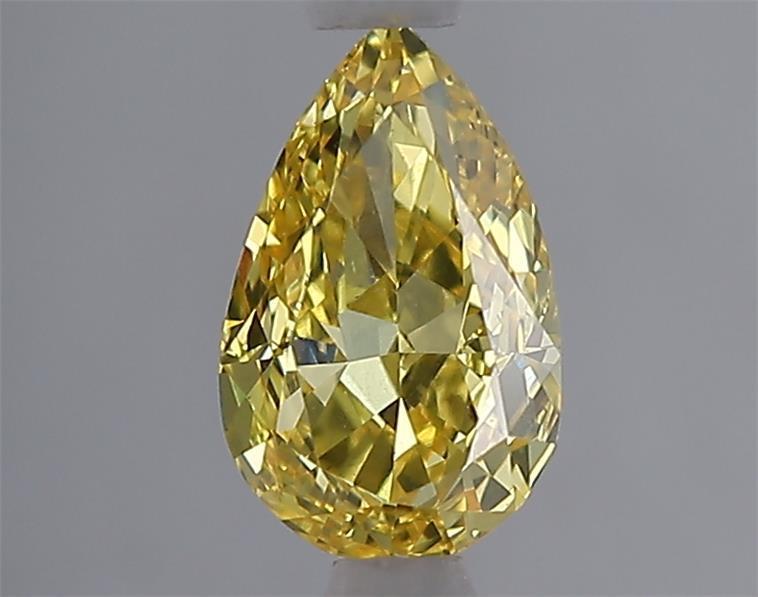 1.08 Ct. Fancy Vivid Yellow Yellow Pear Lab Grown Diamond