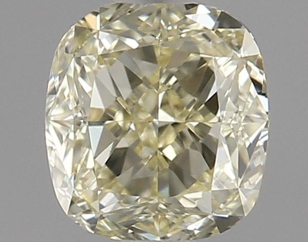 0.86 Ct. Fancy Yellow Cushion Diamond