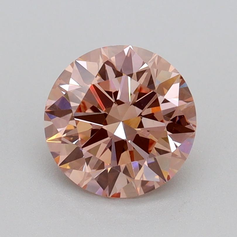 1.30 Ct. Fancy Intense Pink Round Lab Grown Diamond