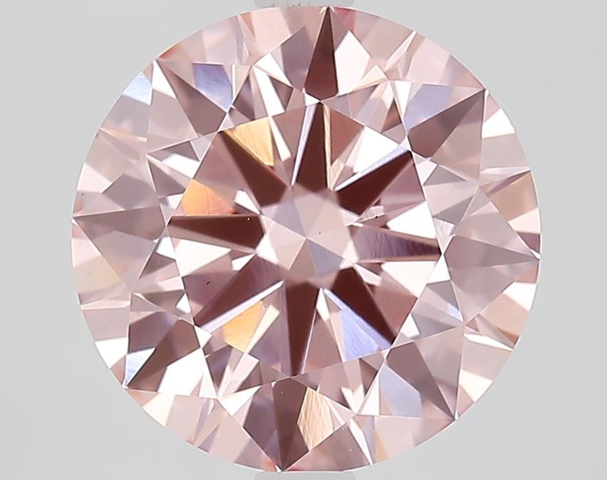 3.34 Ct. Fancy Intense Pink Round Lab Grown Diamond
