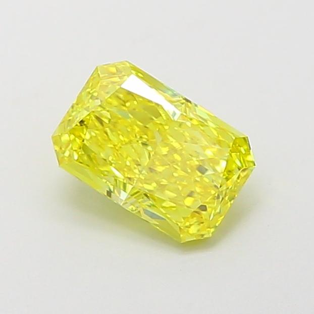 1.02 Ct. Fancy Vivid Yellow Radiant Lab Grown Diamond
