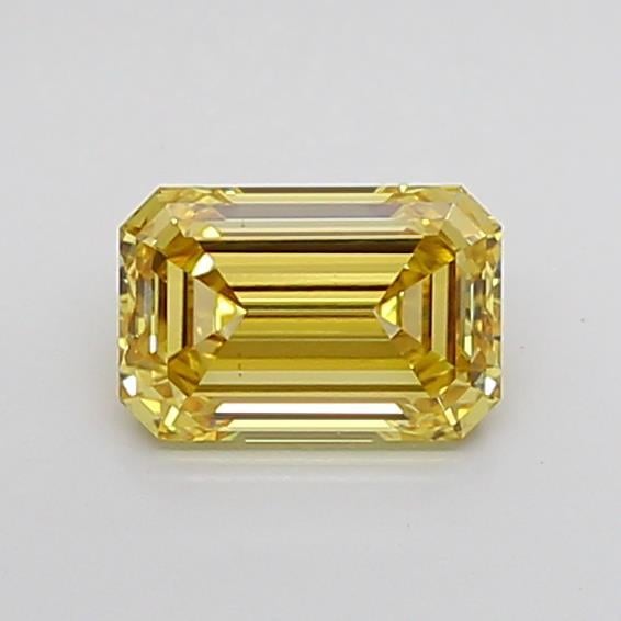 1.13 Ct. Fancy Intense Brownish Yellow Emerald Lab Grown Diamond
