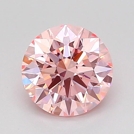 1.01 Ct. Fancy Intense Pink Round Lab Grown Diamond