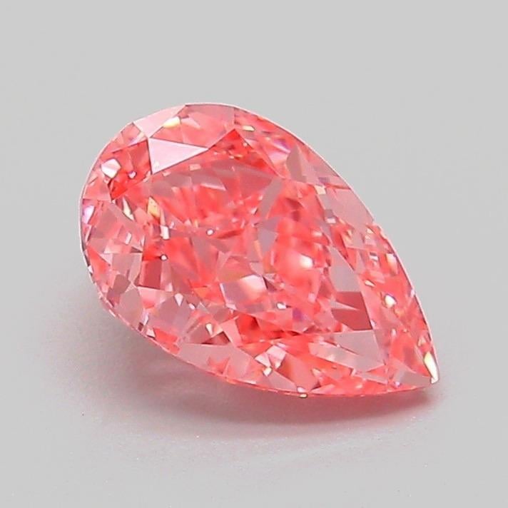 1.08 Ct. Fancy Vivid Pink Pear Lab Grown Diamond