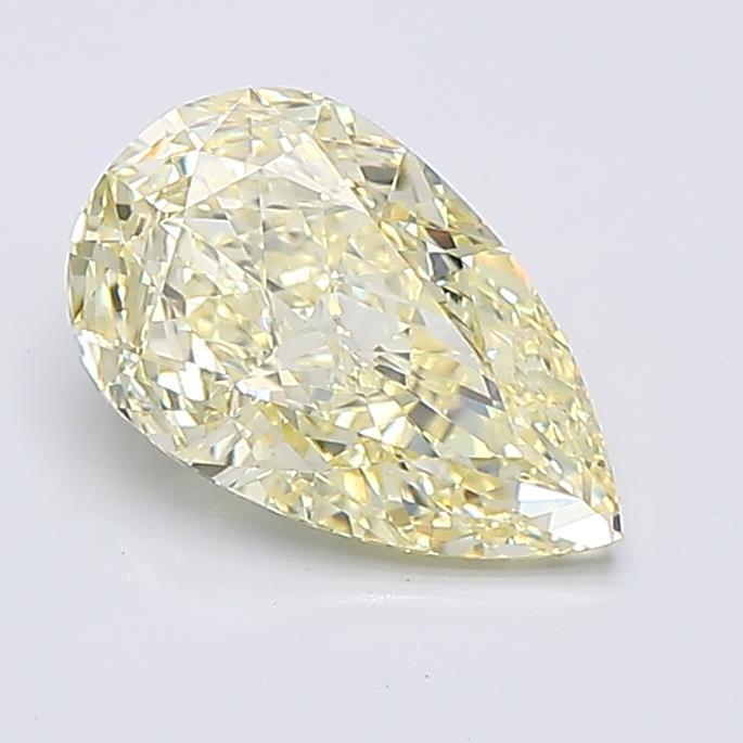 1.52 Ct. Fancy  Yellow Pear Lab Grown Diamond
