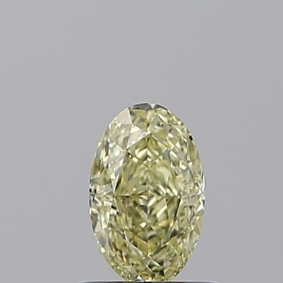 0.50 Ct. Fancy Light Yellow Oval Diamond